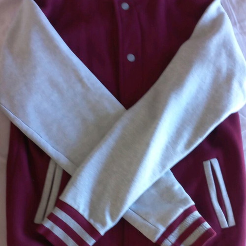 College jacket like new with fleece lining, XS wide fit