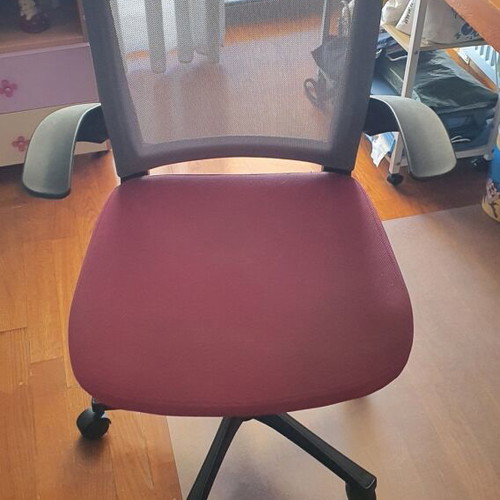 Office chair with height and position adjustments