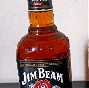 Jim Beam 8 Years Old Black Label 'Kentucky Straight Bourbon 43% 70cl 1990s