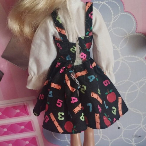 Barbie teacher doll with vintage dress