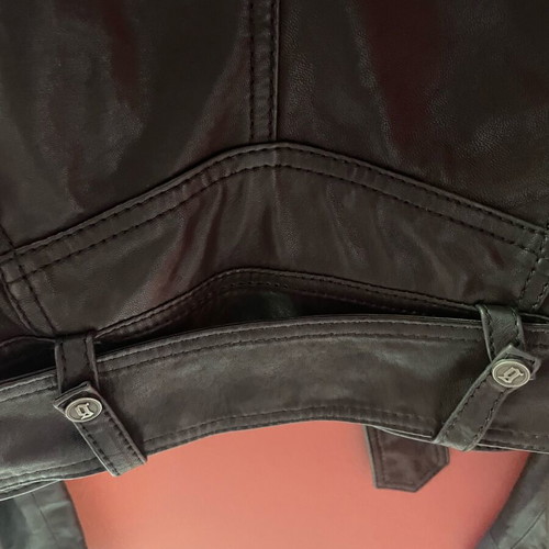 Perfecto leather jacket John Galliano size 42 IT new, black