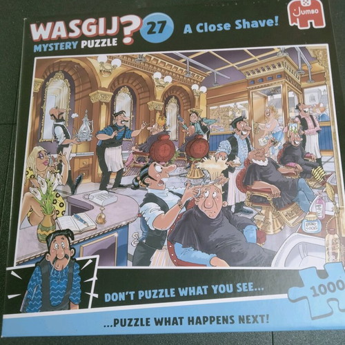 Puzzle 1000 pieces What Happens at the Barbershop? like new