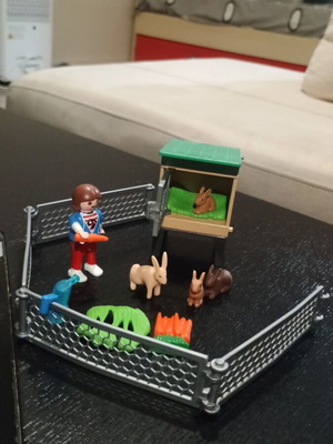 Playmobil Country Rabbit Hutch like new