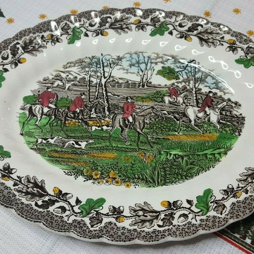Myotts Country Life oval vintage platter used
