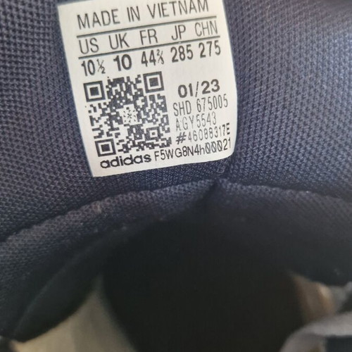 Adidas Hoops 3.0 men's sneakers like new, size 44.5, white and blue