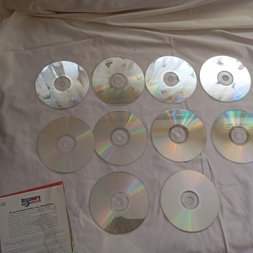 Discovery Channel documentary DVD set, like new, pack of 10