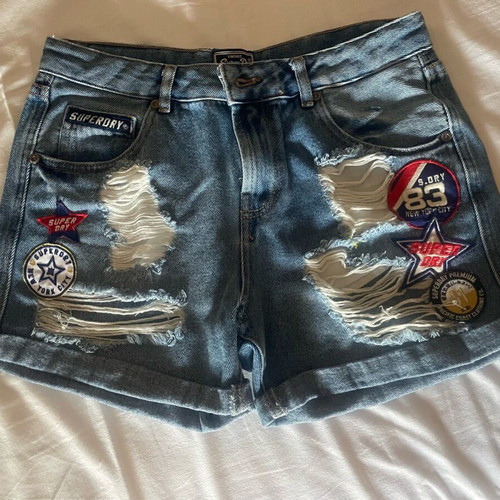 Superdry shorts like new, size W26, blue