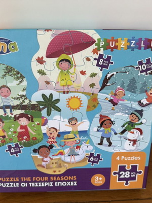 Luna Puzzle The Four Seasons 28 Pieces like new