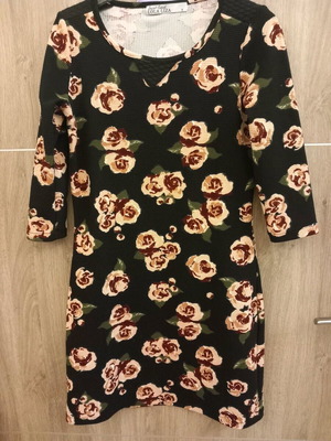 Fitted winter elastic dress like new