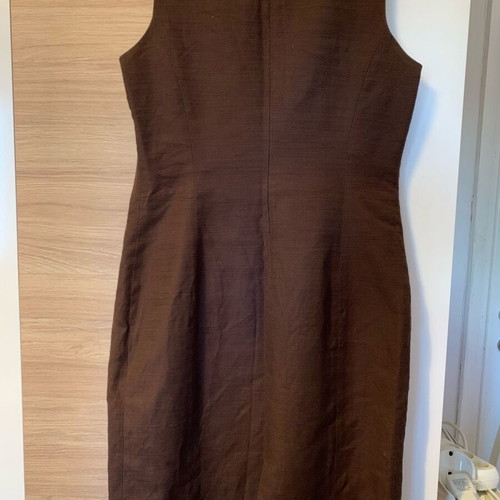 Calvin Klein brown dress used, ideal for office