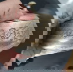  Vintage Επάργυρη εγχάρακτη φοντανιέρα