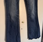 Τζιν American Eagle μεταχειρισμένο, καμπάνα, μέγεθος small, μπλε