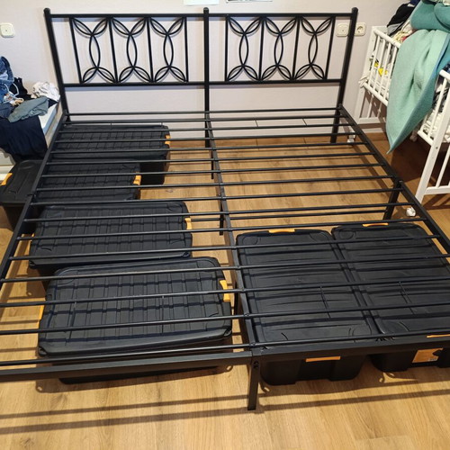 King Size Iron Bed 180x200 Like New