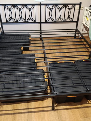 King Size Iron Bed 180x200 Like New