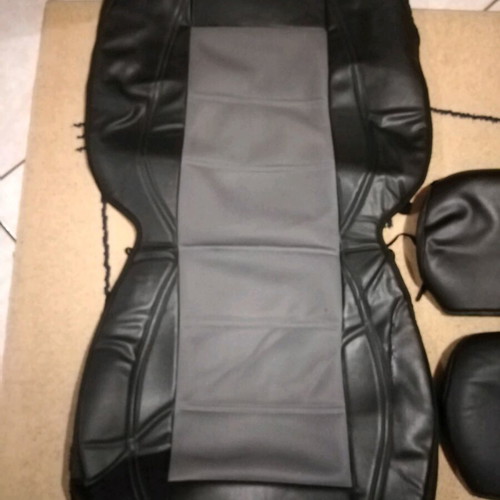 Industrial leather seat covers for compact car like new