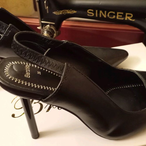 Slingback heels Bershka new, size 36, black