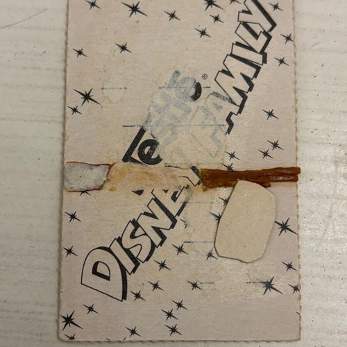 Disney collectible card used vintage from 1990s