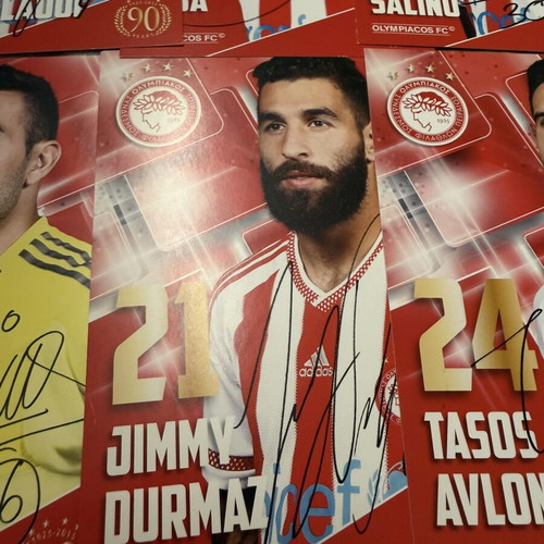 Olympiakos Collectible Cards 90 Years History 2015-16, like new