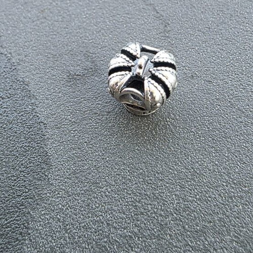 Pandora charm crown, silver