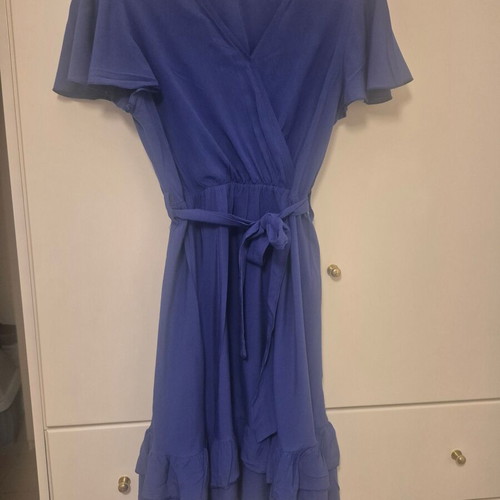 Attrattivo viscose dress size S like new, blue