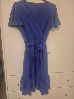 Attrattivo viscose dress size S like new, blue