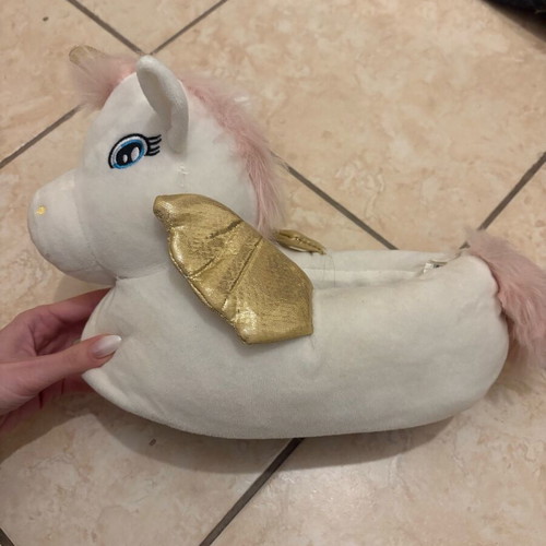 Unicorn kids slippers size 36 like new