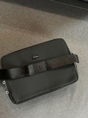 Lacoste crossbody bag, black