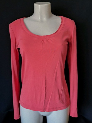 Edc long-sleeve coral blouse large used