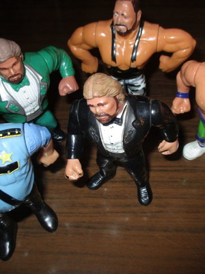 Wrestling Giant Figures 1991 Hasbro first series used, lot of 5