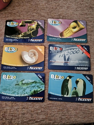 Telestet recharge cards used, pack of 68 pieces