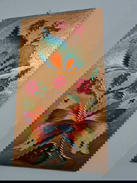 Vintage χαλκογραφία ανάγλυφη 47×27cm