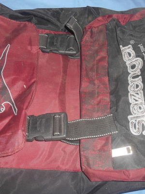 Slazenger school bag used, dimensions 43x40x16 cm