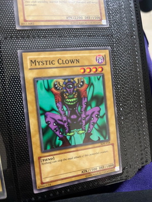 Mystic Clown Yu-Gi-Oh! card like new SDK