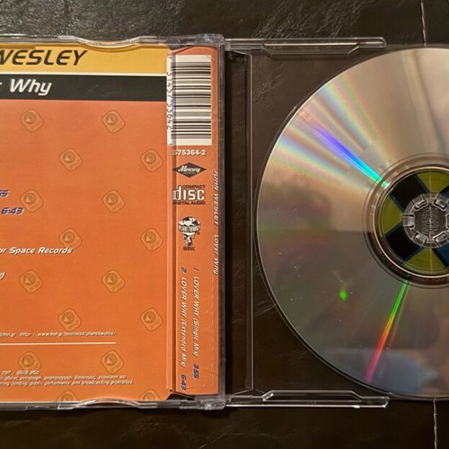 John Wesley Lover Why CD single like new, Planetworks 1999