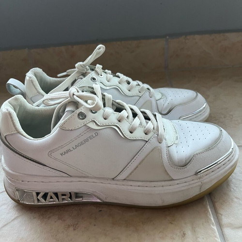 Karl Lagerfeld sneakers used, white, size 37