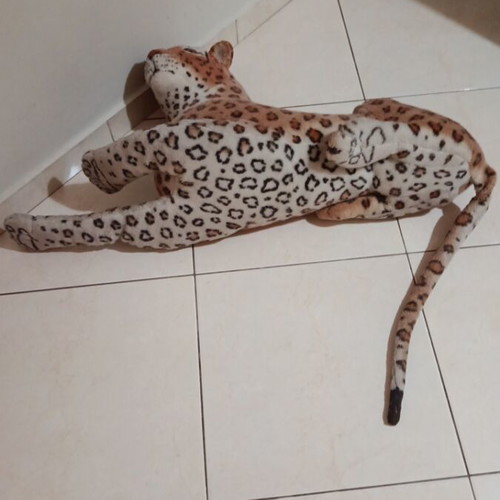 Large plush tiger 95x40 cm