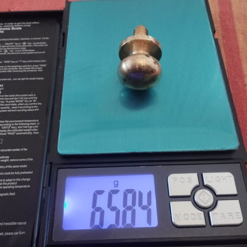 Solid brass furniture knobs used