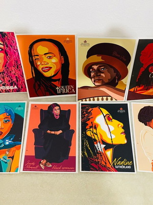 Reggae Art postcards The Queens of Reggae set of 8 new