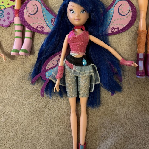 Winx Club 5 Original Rainbow 2009 Believix Dolls - Bloom, Flora, Stella, Musa, Tecna