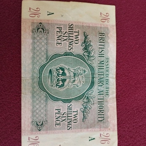 British Military 2/6 used