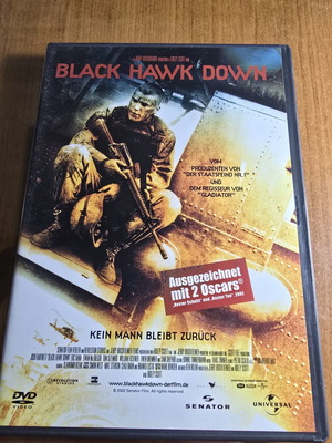 Black Hawk Down DVD γερμανική έκδοση σαν καινούργιο, πολεμική περιπέτεια