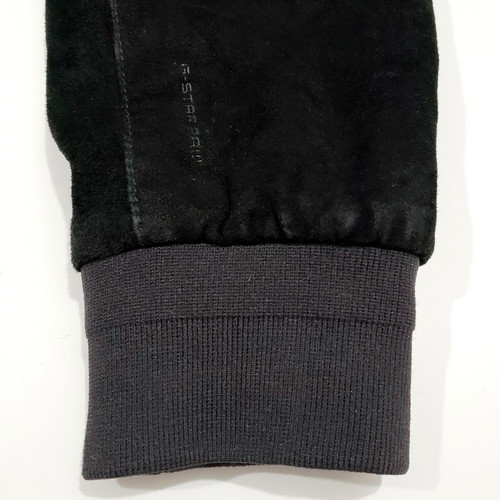 G-Star Raw men's suede leather jacket like new, size M-L, black