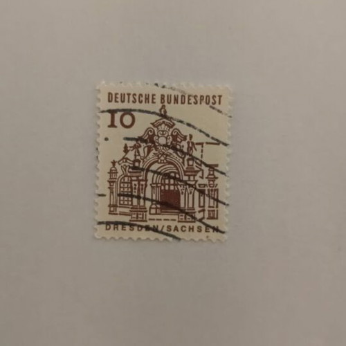 Deutsche Bundespost Dresden/Sachsen Stamp like new