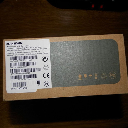 Router ADSL2+ PSTN Wireless ZTE ZXHN H267N like new