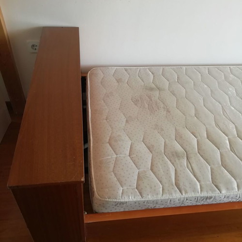 Bedroom furniture set used with bed, nightstand, dresser and mirror