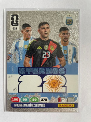 Panini Eternos 22 Molina Martinez Romero No628 FIFA World Cup 2026 Andrenalyn XL card new
