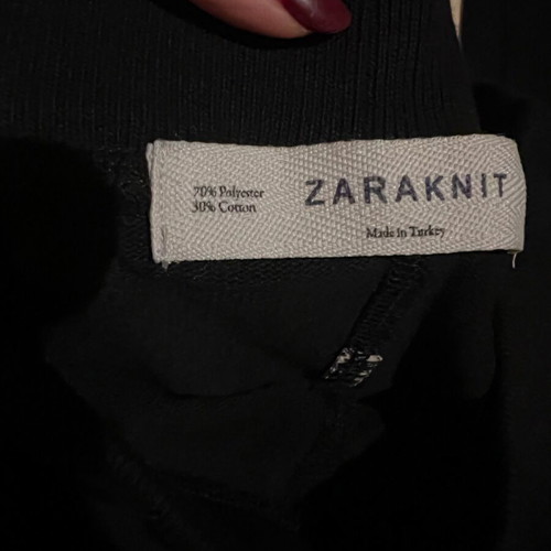 Zara sportswear with elastic band like new, black