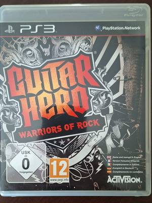 Guitar Hero Warriors Of Rock PS3 like new