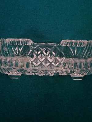 Crystal Toothpick Holder vintage Bleikristall Germany like new
