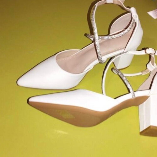 G&G White Women's Bridal Pumps New Size 39